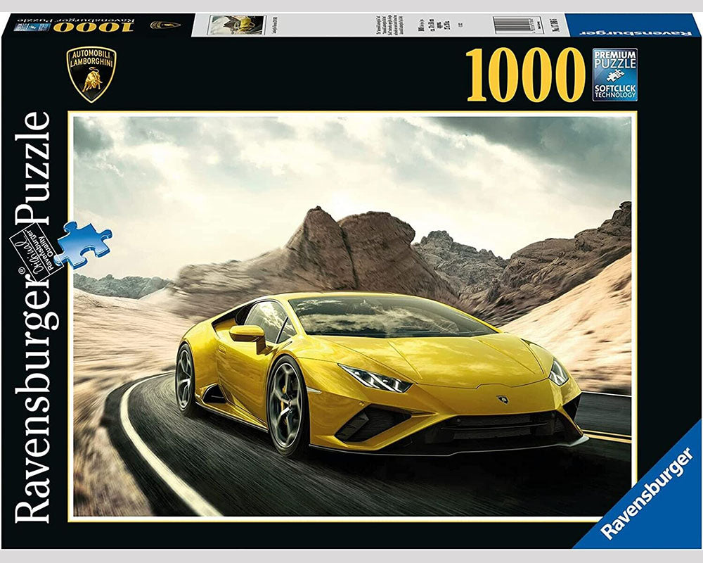 Lamborghini Amarillo Rompecabezas 1000 Piezas Ravensburger