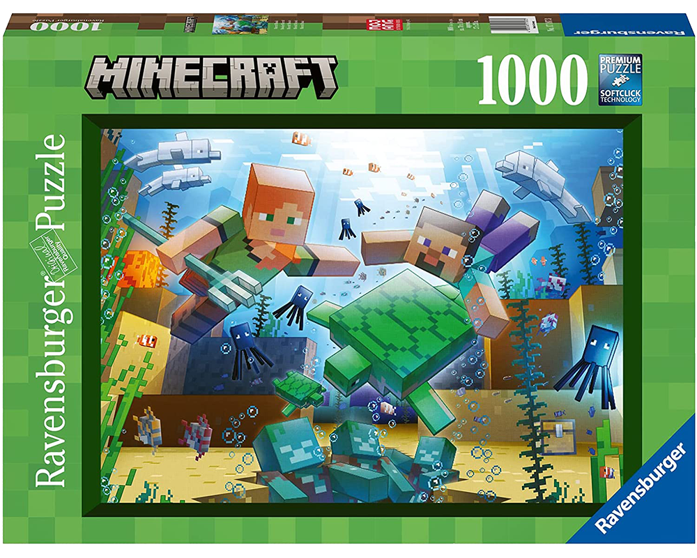Minecraft Mosaic: Rompecabezas 1000 Piezas Ravensburger