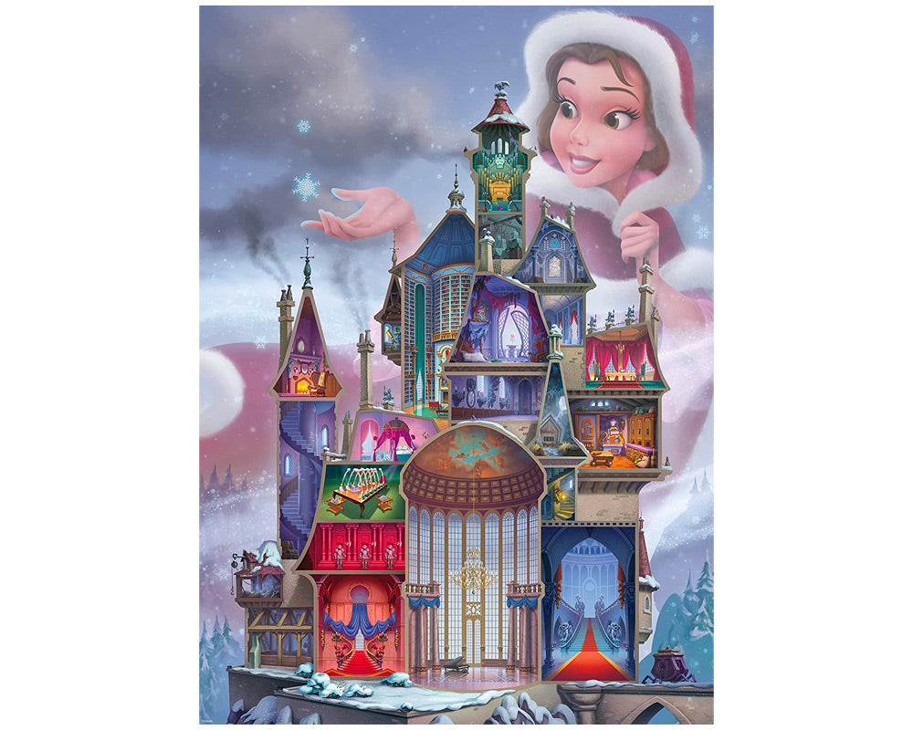 Castillos Disney - Bella Rompecabezas 1000 Piezas Ravensburger