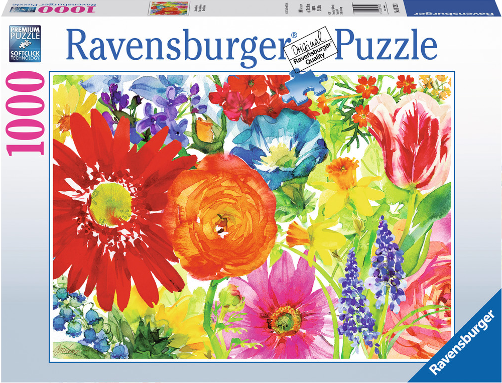 Flores de Colores: Rompecabezas 1000 Piezas Ravensburger