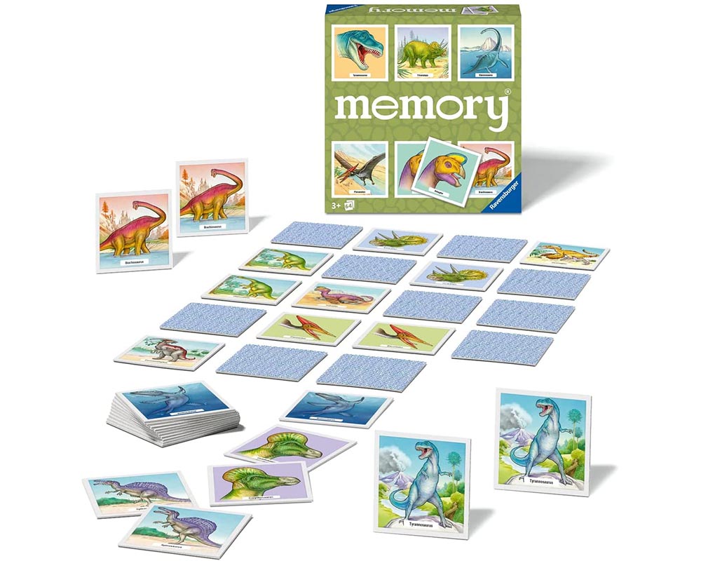 Memory® Dinosaurios Juego de Mesa Ravensburger