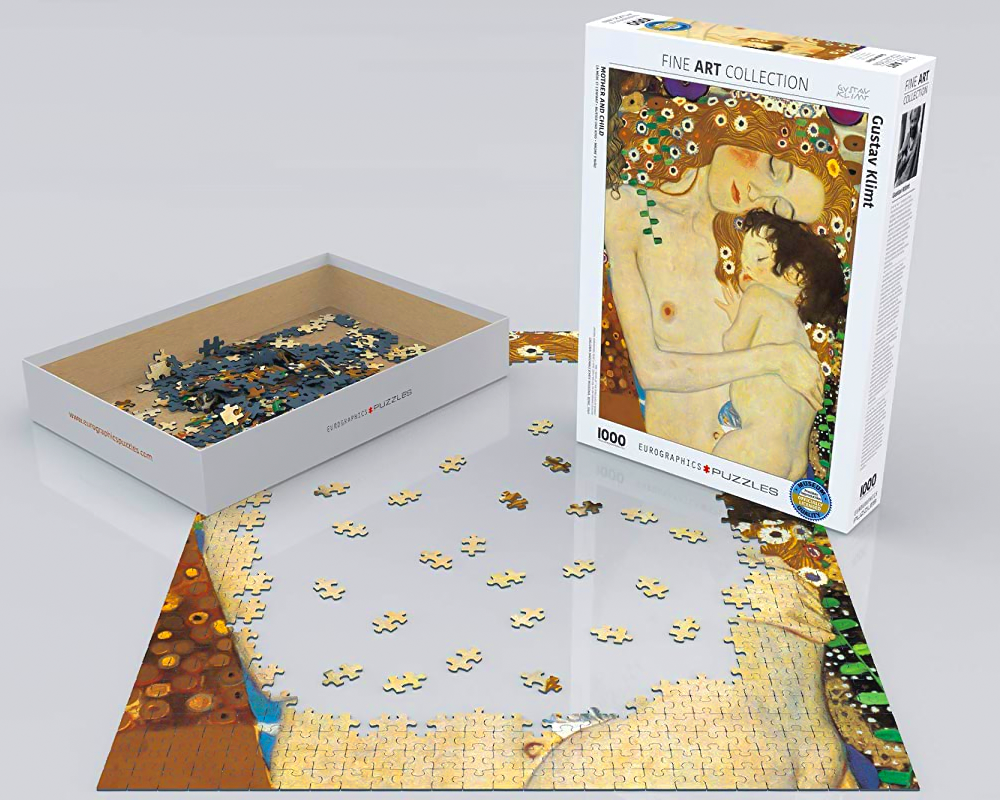 Klimt: Madre E Hijo: Rompecabezas de Arte1000 Piezas Eurographics
