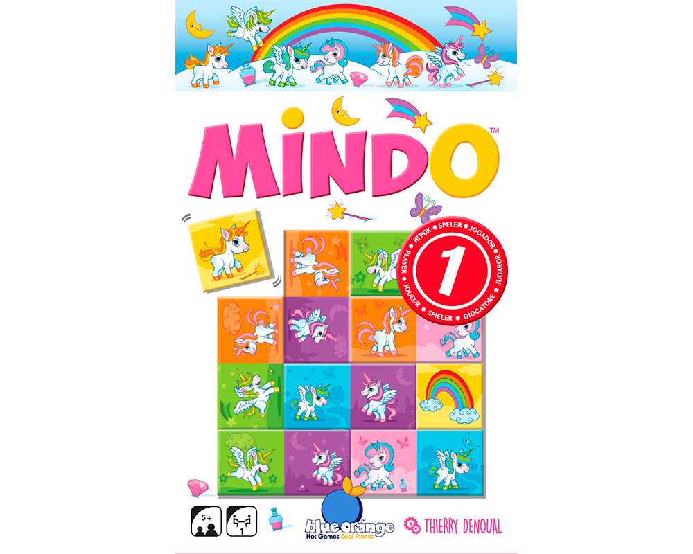 Mindo Unicornios: Juego de Mesa Marca Blue Orange