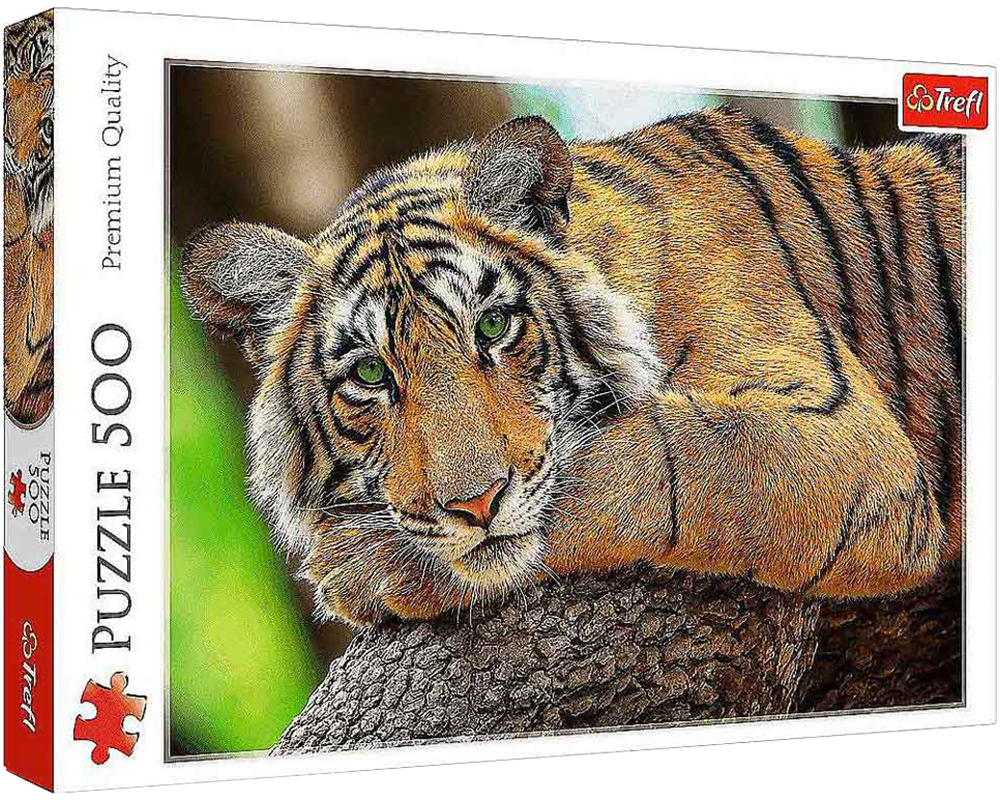 Retrato de Tigre: Rompecabezas 500 Piezas Trefl