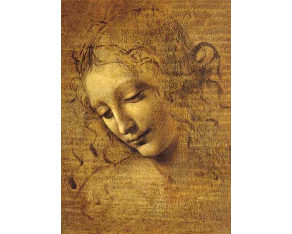 Leonardo Da Vinci - Rostro Joven: Rompecabezas 1000 piezas Ricordi