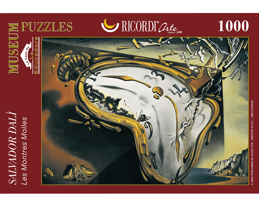 Salvador Dalí - Reloj Flexible: Rompecabezas 1000 piezas Ricordi