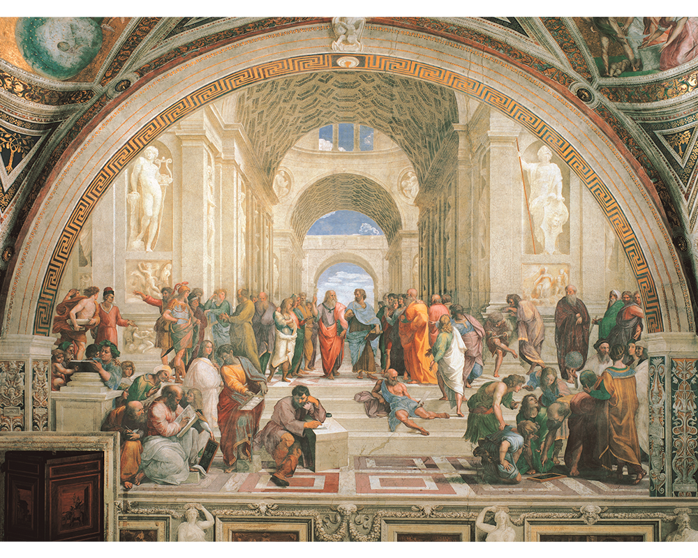 Rafael - Escuela Atenas: Rompecabezas de 1500 piezas Ricordi