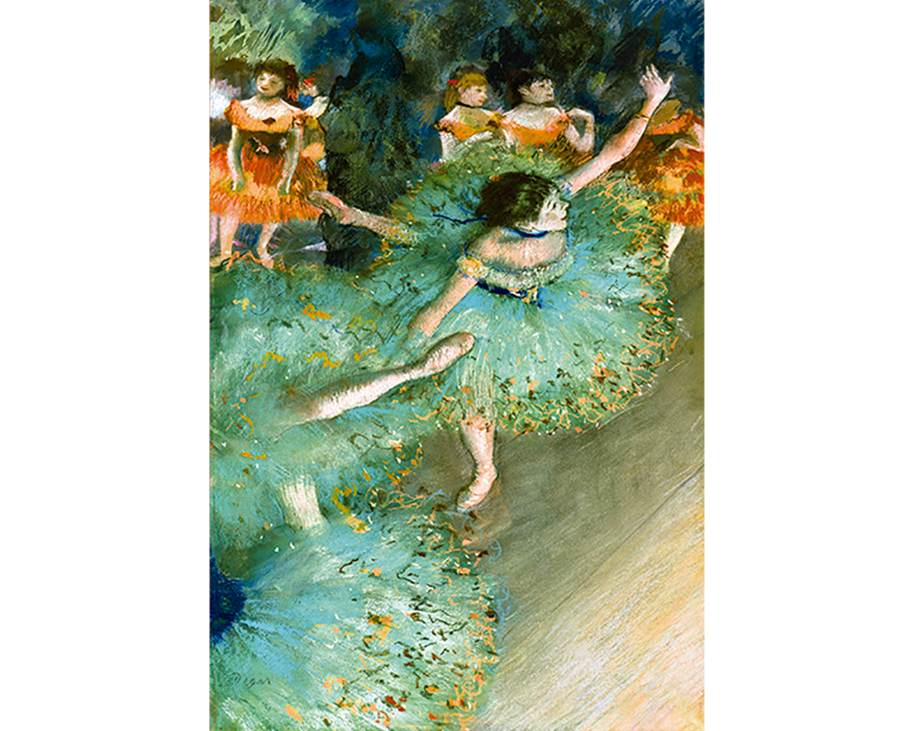 Edgar Degas - Bailarina Verde: Rompecabezas 1500 Piezas Ricordi