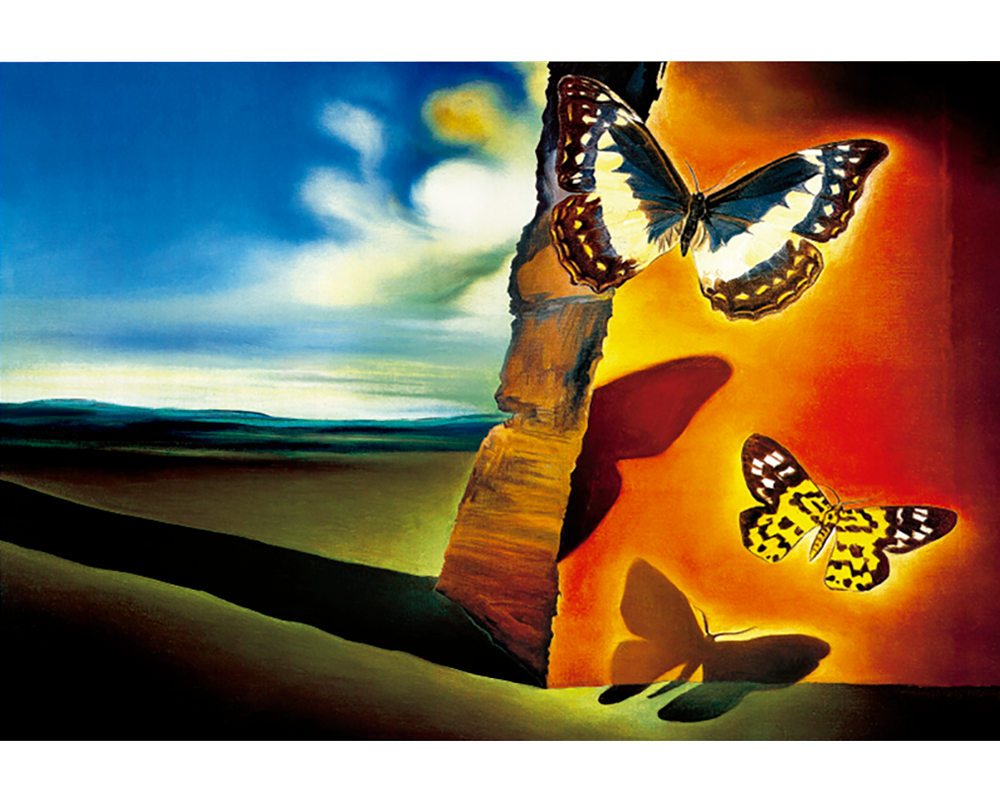 Salvador Dalí - Paisaje con Mariposas: Rompecabezas 1000 Piezas Ricordi