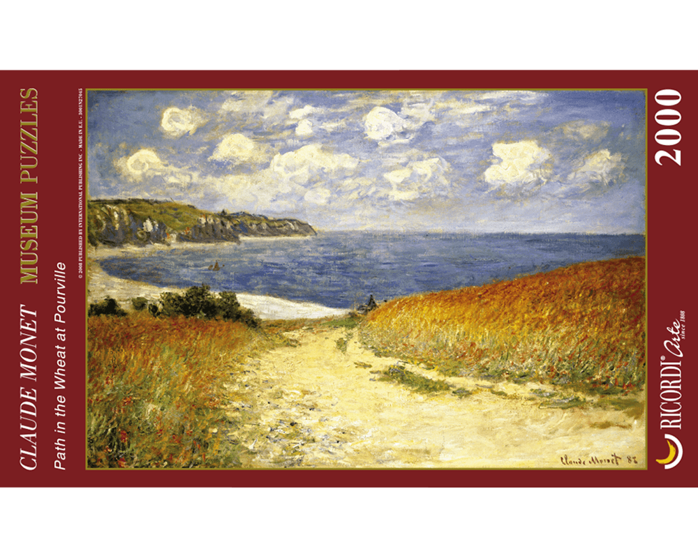 Claude Monet - Camino en los Campos de Trigo: Rompecabezas 2000 Piezas Ricordi
