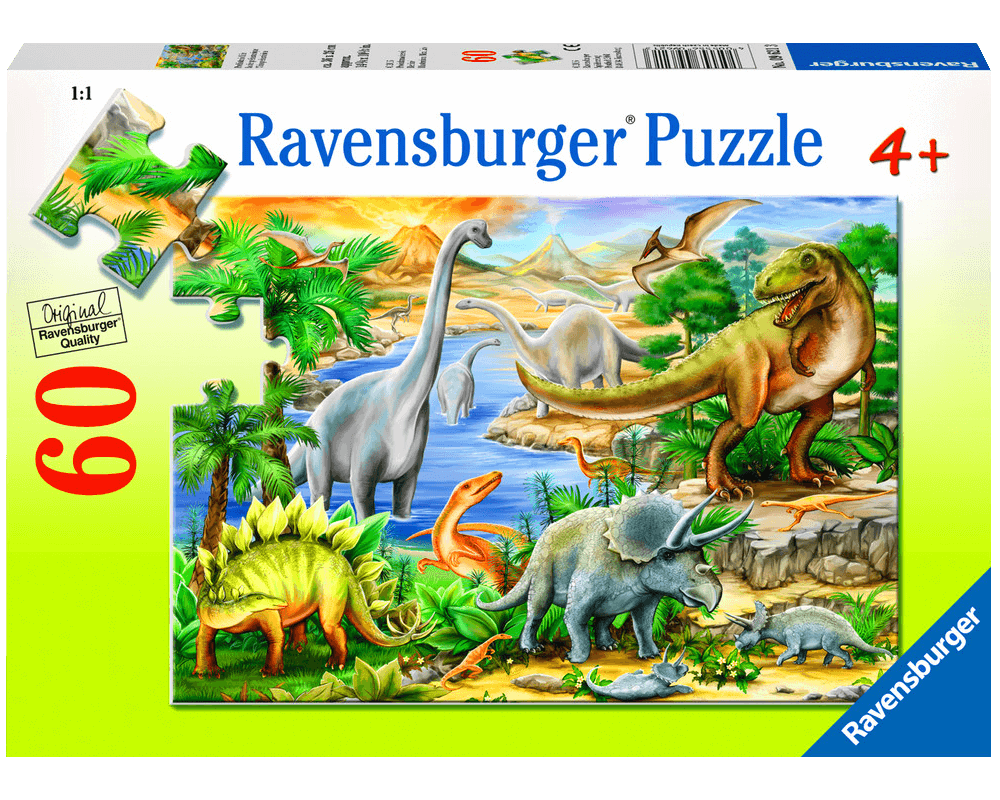 La Era de los Dinosaurios: Rompecabezas 60 piezas Ravensburger