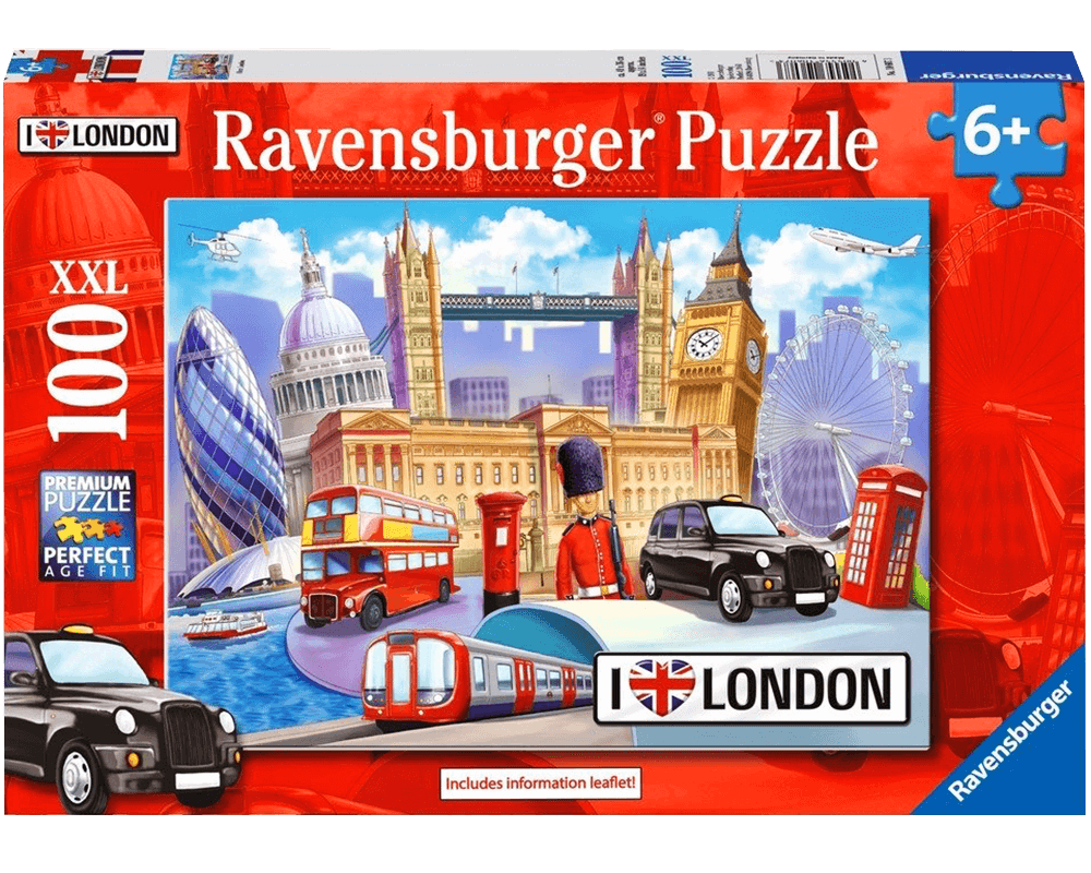 ¡Amo Londres!: Rompecabezas 100 piezas Ravensburger ¡Amo Londres!