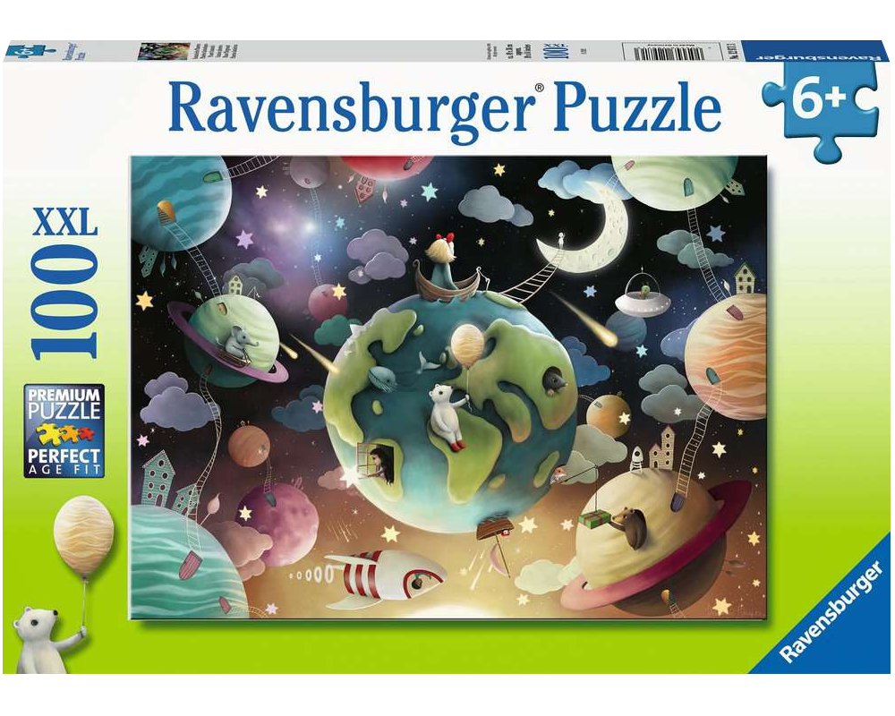 Planetas Fantásticos: Rompecabezas 100 Piezas XXL Ravensburger