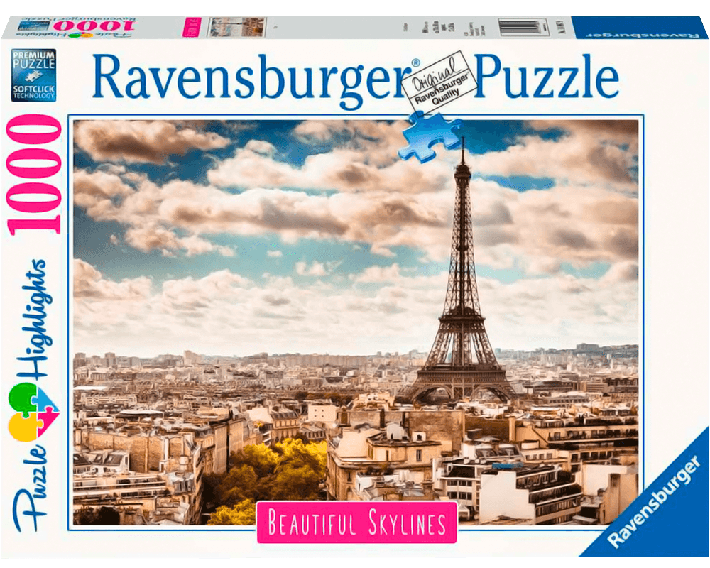 Torre Eiffel: Rompecabezas 1000 Piezas Ravensburger