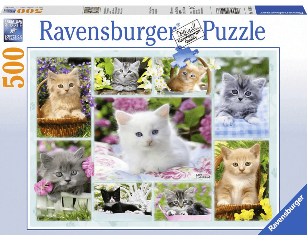 Gatos y más Gatos: Rompecabezas 500 Piezas Ravensburger