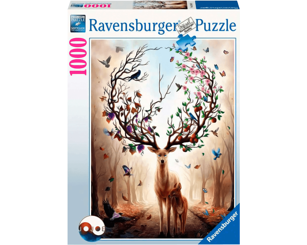 Ciervo Mágico: Rompecabezas 1000 Piezas Ravensburger