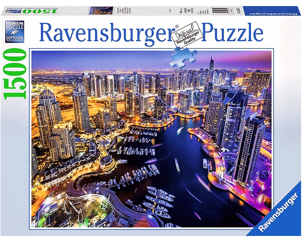Dubai de Noche: Rompecabezas de 1500 Piezas Ravensburger