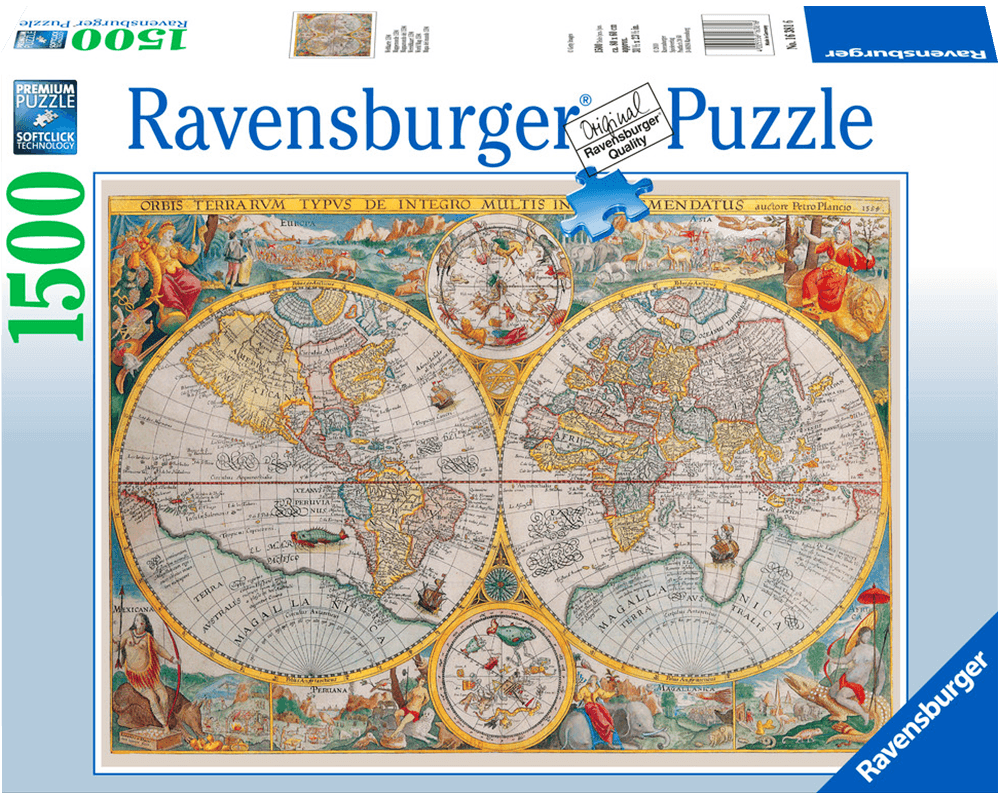 Mapa Histórico: Rompecabezas 1500 Piezas Ravensburger