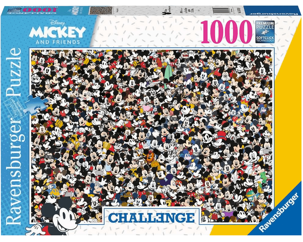 Challenge Mickey: Rompecabezas 1000 Piezas Ravensburger
