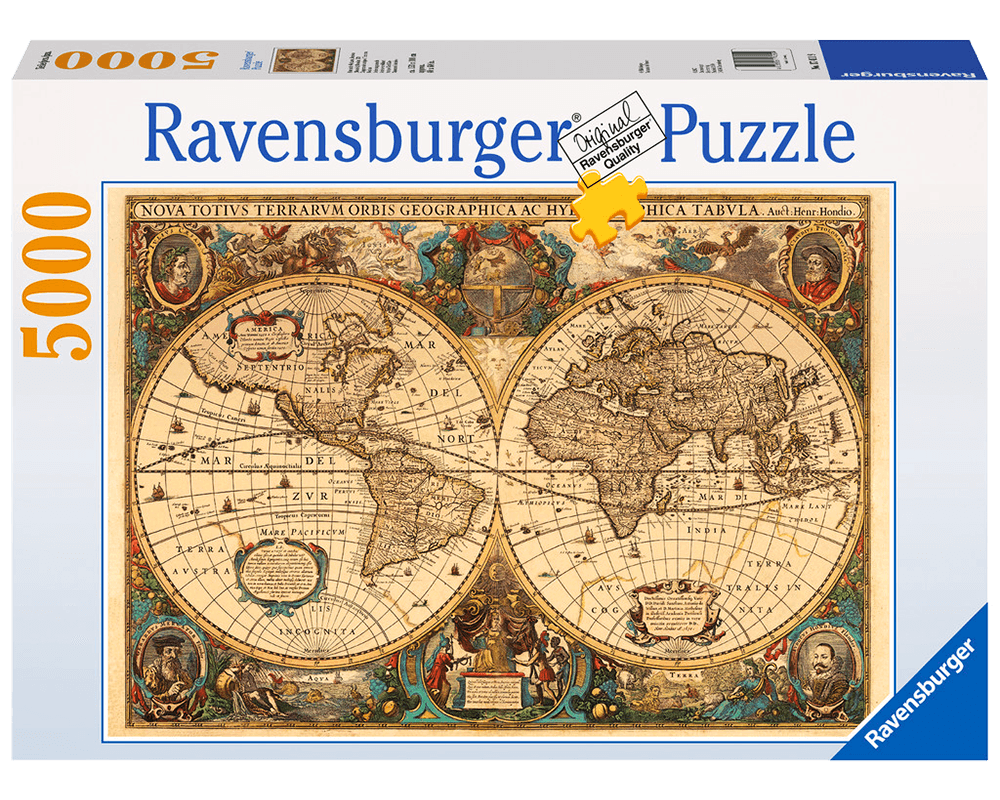 Mapa Antiguo: Rompecabezas 5000 piezas Ravensburger