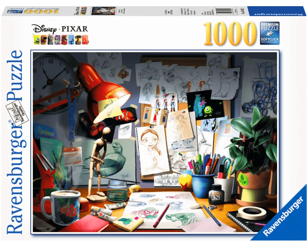 Escritorio del Artista: Rompecabezas 1000 Piezas Disney Ravensburger
