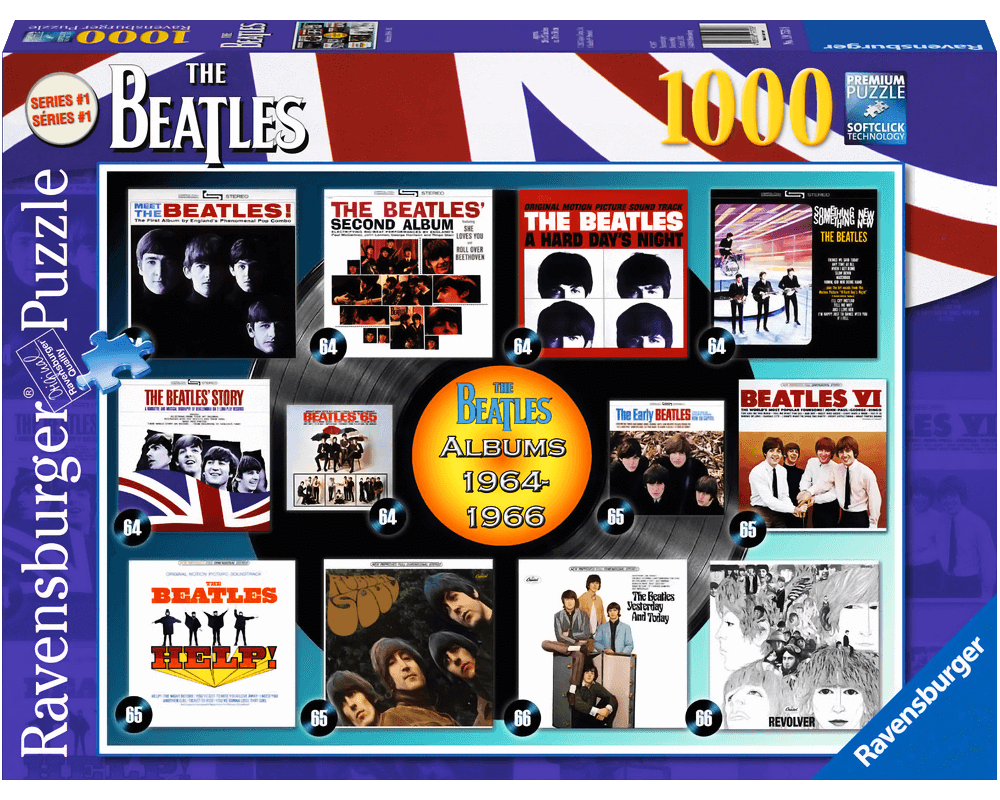 Portada Discos Beatles: Rompecabezas 1000 Piezas Ravensburger