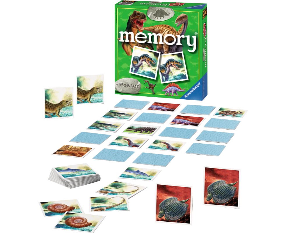 Memory® Dinos: Juego de Mesa Ravensburger