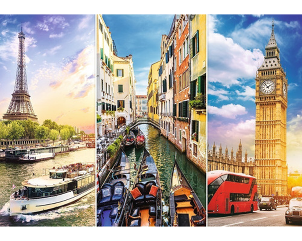 Viaje alrededor de Europa Rompecabezas 4000 Piezas Trefl