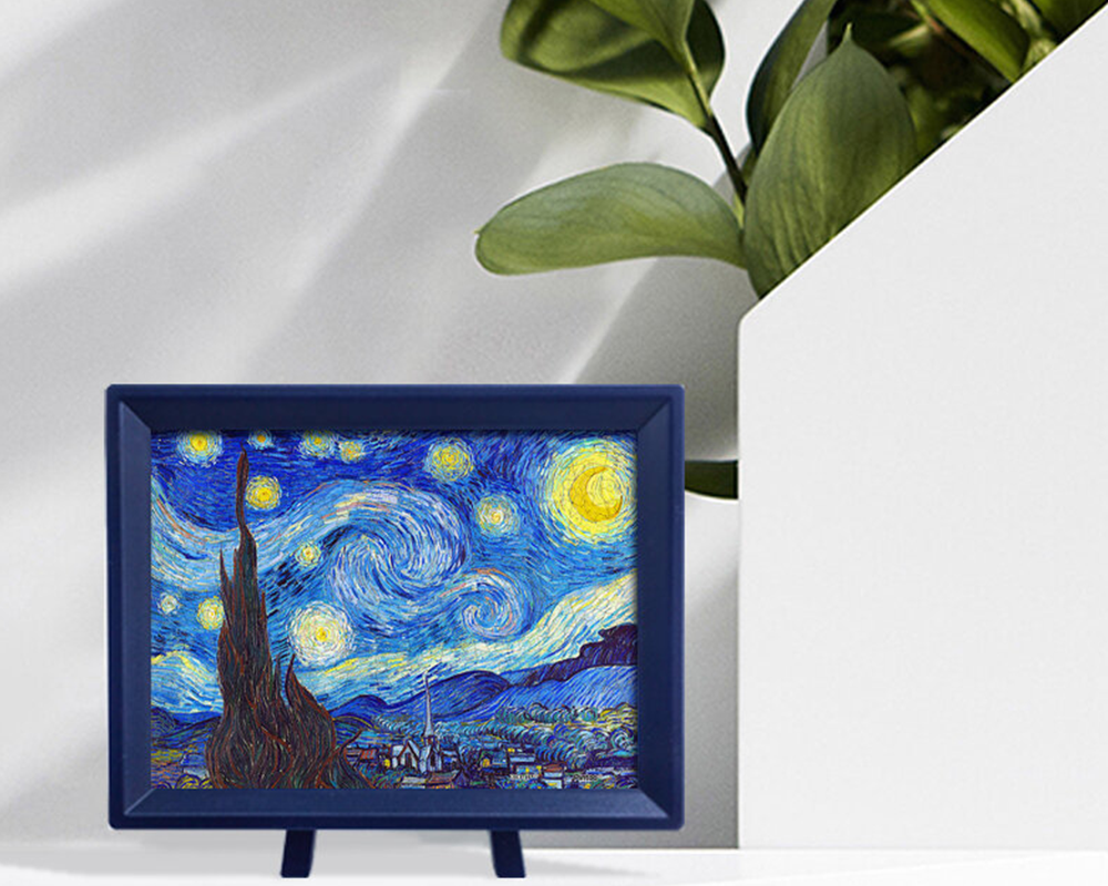 Van Gogh - Noche Estrellada: Rompecabezas 150 piezas Miniatura Pintoo