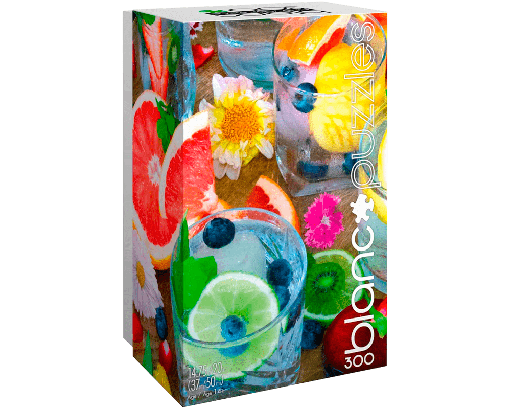 Cocteles de Colores: Rompecabezas 300 Piezas Blanc Puzzle Buffalo Games