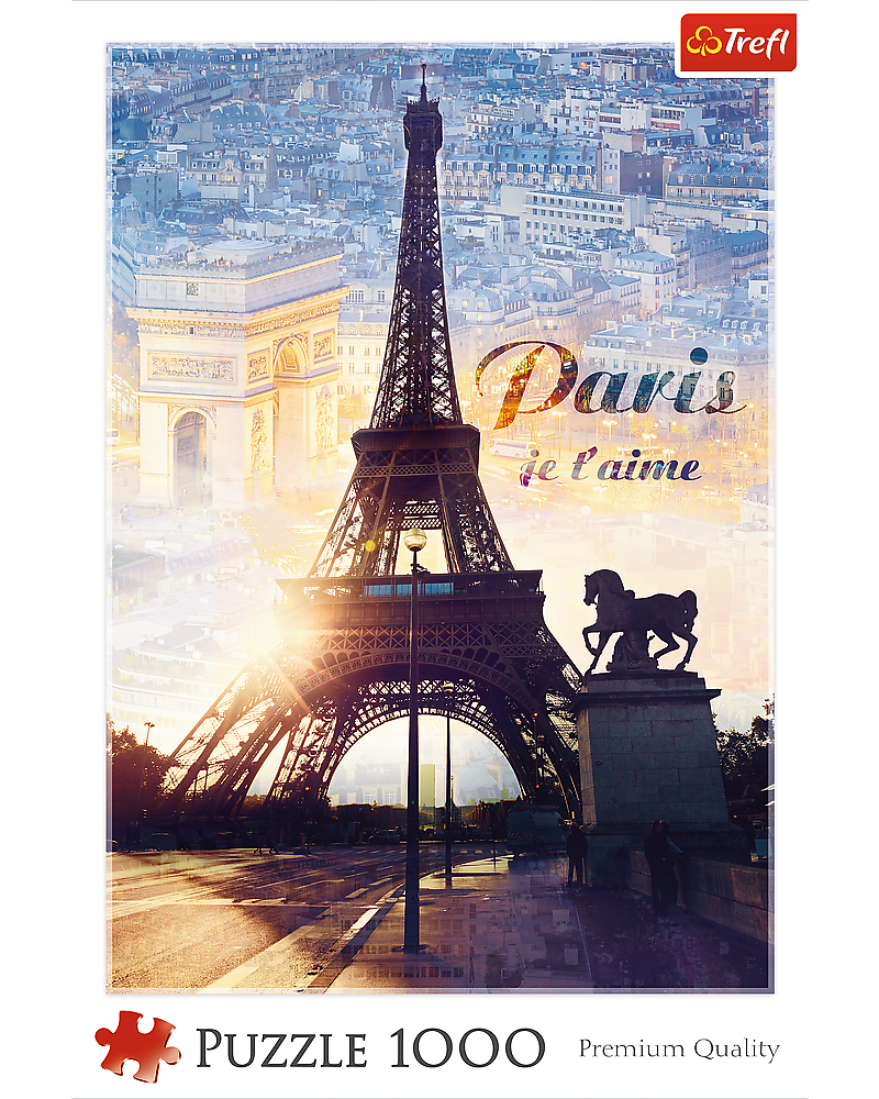 París al Amanecer: Rompecabezas 1000 Piezas Trefl
