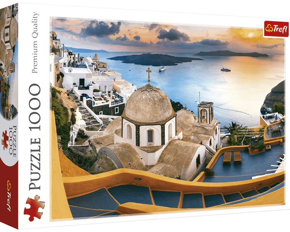 Santorini - Cuento de Hadas: Rompecabezas 1000 Piezas Trefl