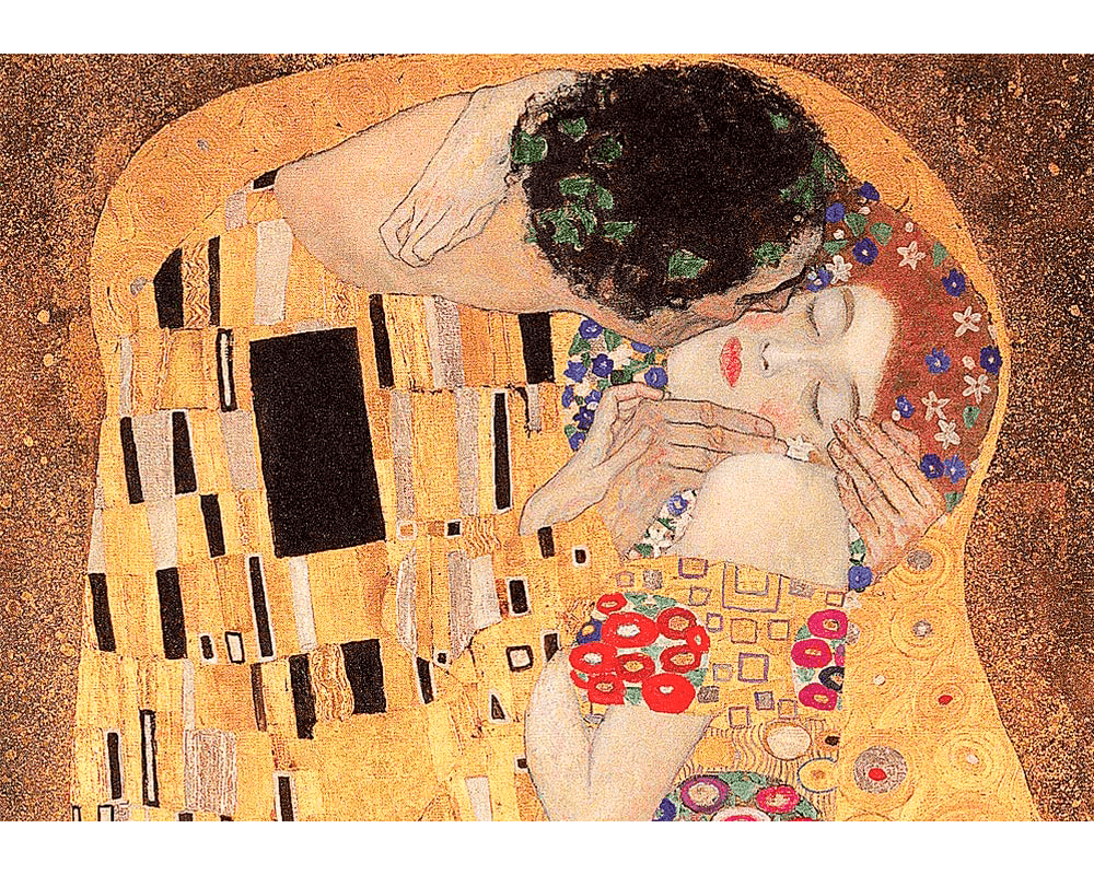Klimt - El Beso: Rompecabezas 1000 Piezas Trefl