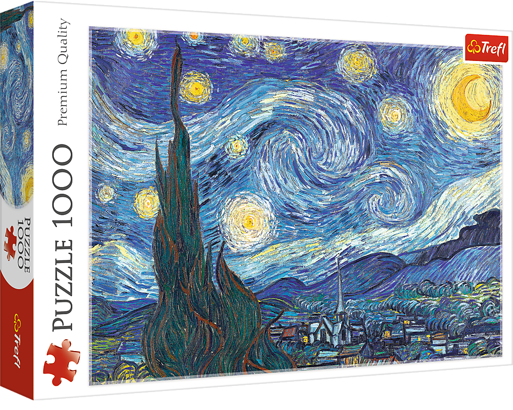 Van Gogh: Noche Estrellada: 1000 Piezas Trefl