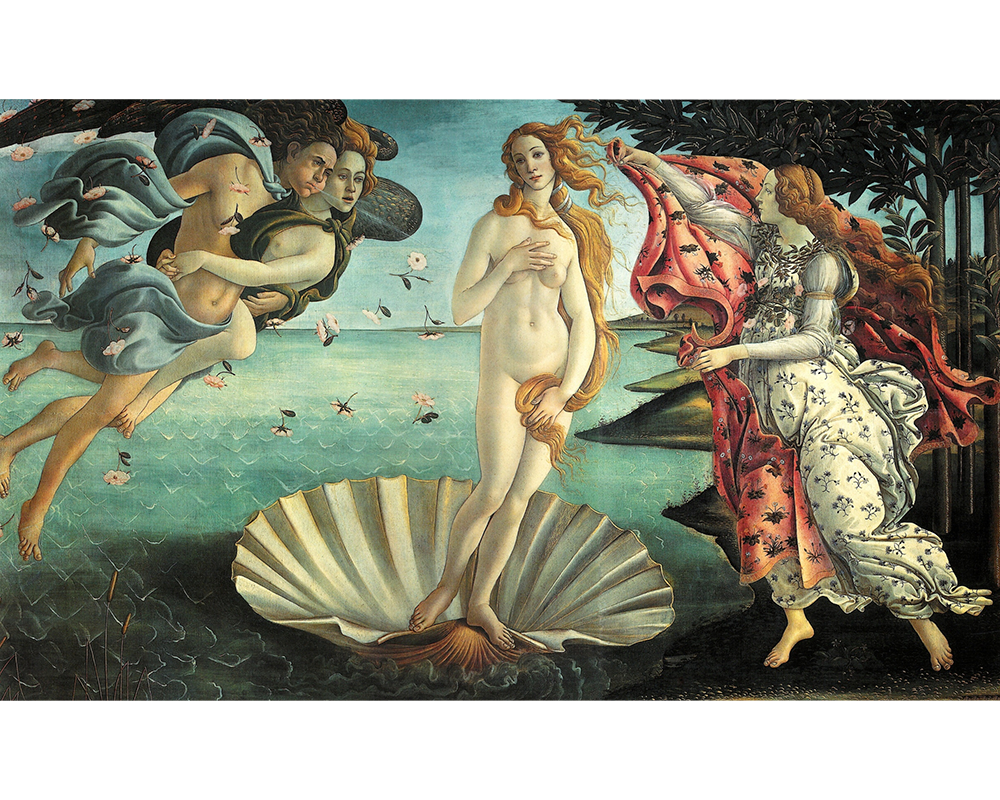 Botticelli - Nacimiento de Venus: Rompecabezas de Arte 1000 Piezas Trefl