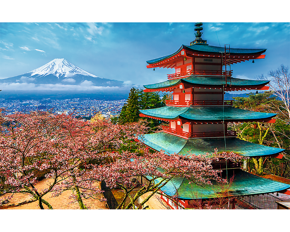 Monte Fuji, Tokio: Rompecabezas 1500 Piezas Trefl