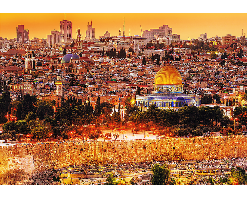 Vista de Jerusalén: Rompecabezas 3000 Piezas Trefl