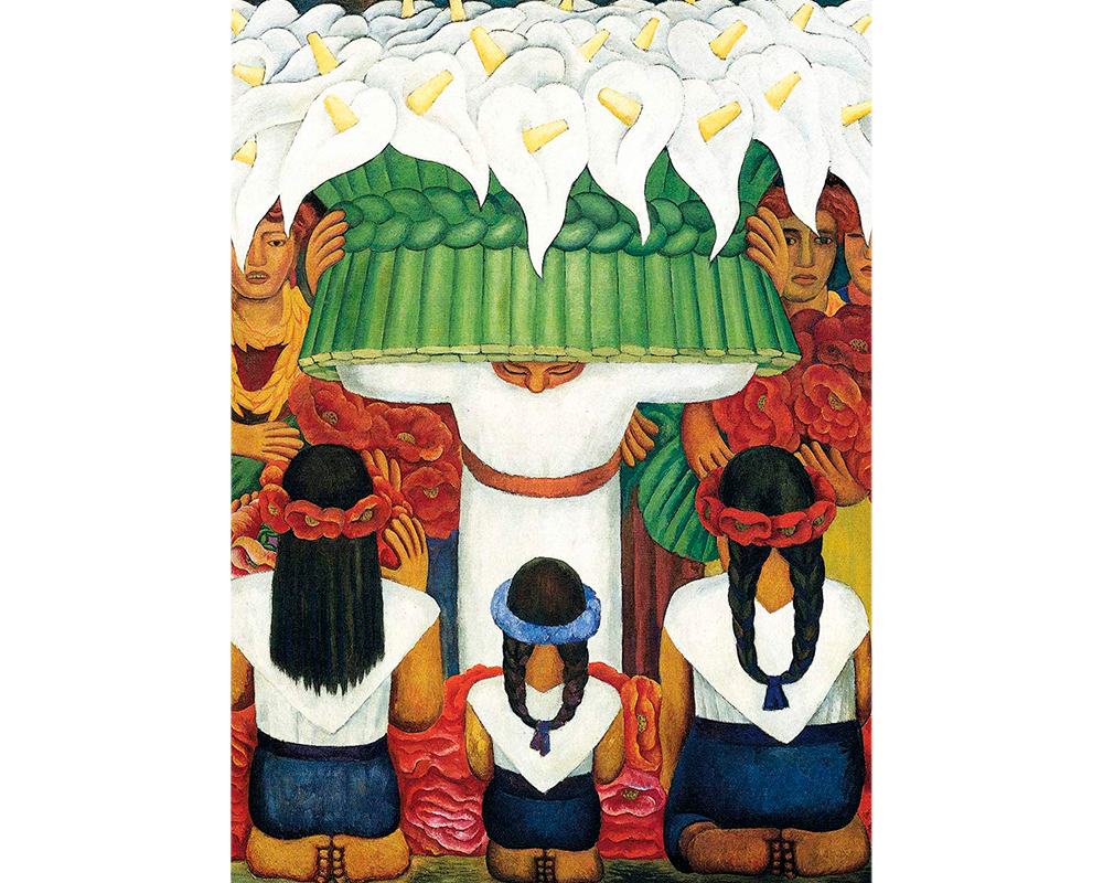 Diego Rivera: Festival De Flores Santa Anita: Rompecabezas de Arte 1000 Piezas Eurographics