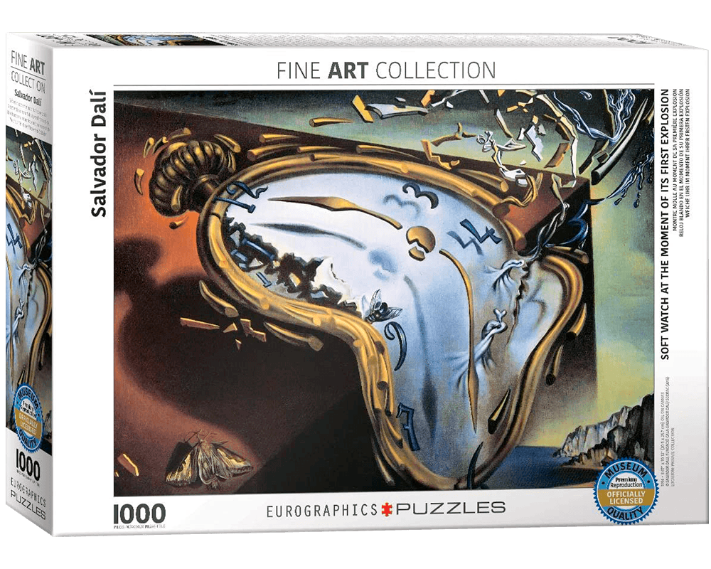 Salvador Dali: Reloj Flexible: Rompecabezas de Arte 1000 Piezas Eurographics