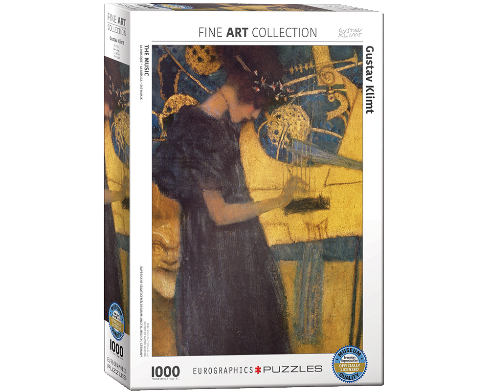 Klimt - La Música: Rompecabezas de Arte 1000 Piezas Eurographics