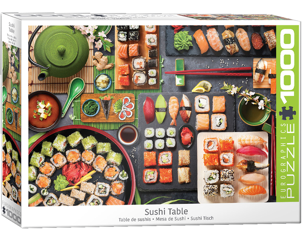 Mesa de Sushi: Rompecabezas 1000 Piezas Eurographics