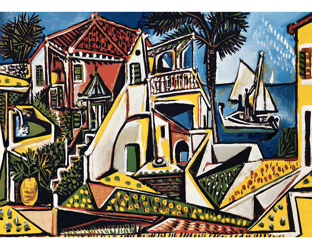 Picasso Paisaje Mediterráneo Rompecabezas de Arte 1000 Piezas Eurographics