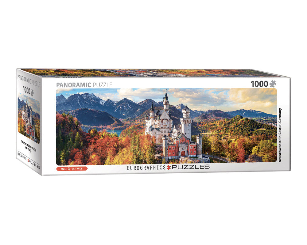 Castillo Neuschwanstein en Otoño Rompecabezas 1000 Piezas Panorámico Eurographics