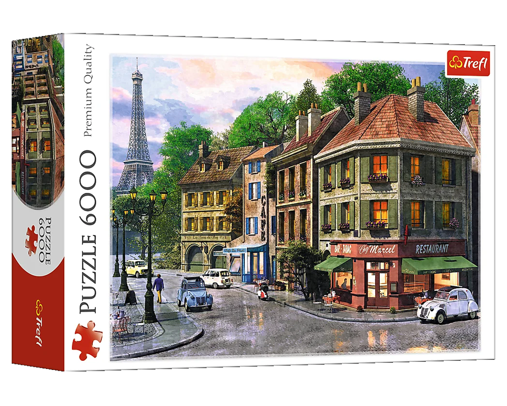 Calles de París: Rompecabezas 6000 Piezas Trefl