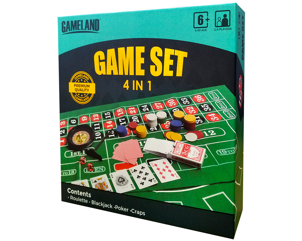 Casino 4 en 1: Juego de Salón