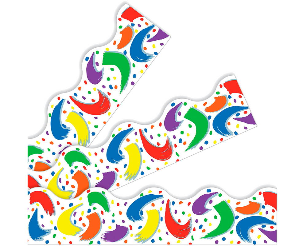 Pinceladas de Colores: Cenefas Trend